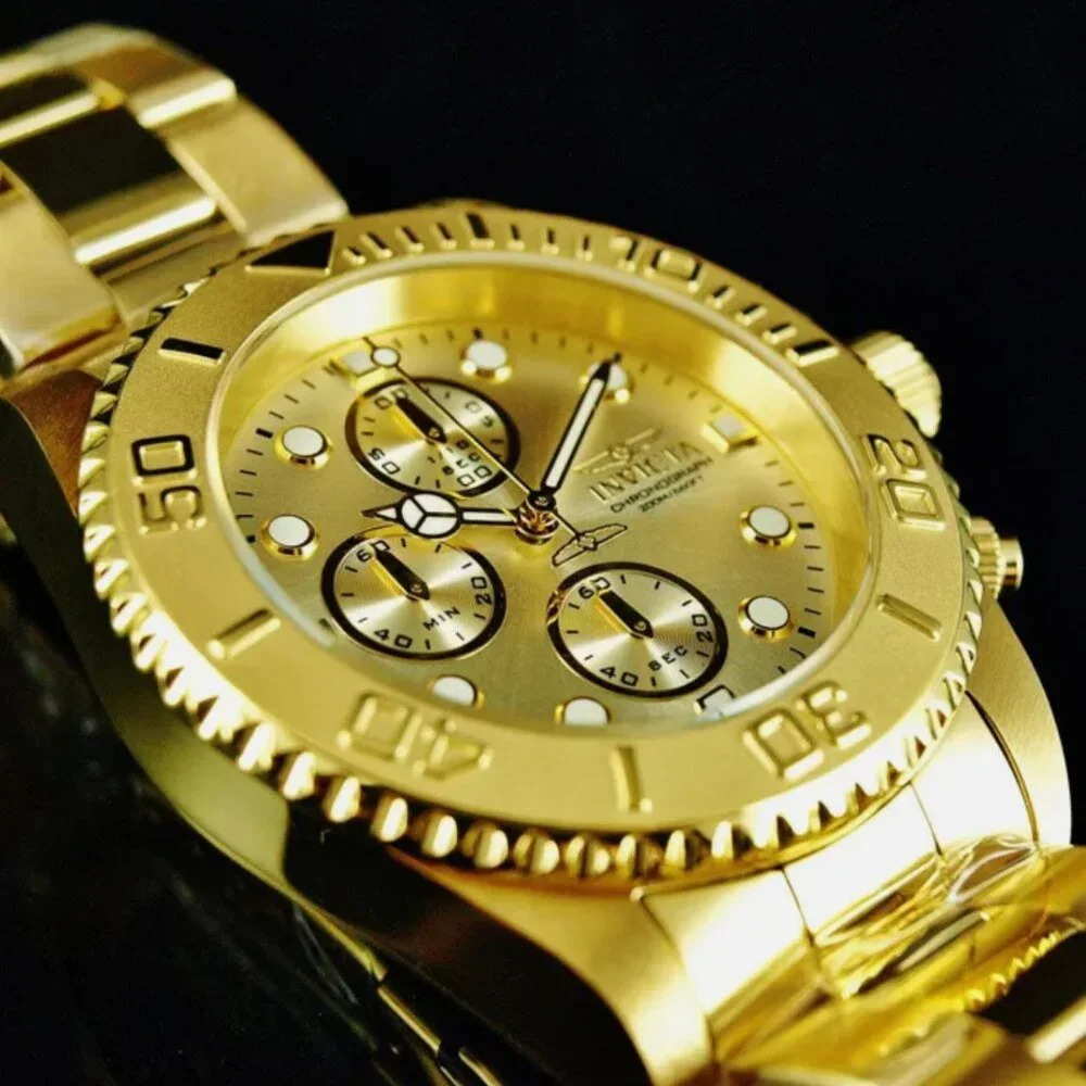 Invicta 44mm 18K Men's Pro Diver Watch! New!